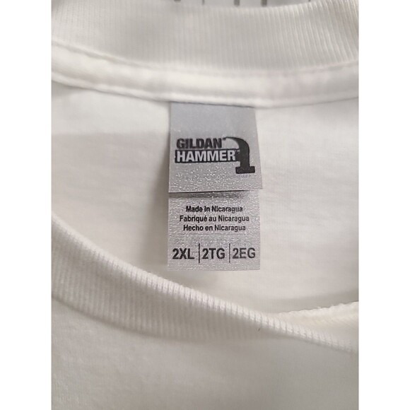 VTG USAF Fire Protection Veteran  Custom Men Back and front T-Shirt 2XL Casual - Picture 3 of 9